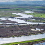 Aerial view looking south along Old River in the center is Fay Island, part of the Sacramento-San Joaquin River Delta in San Joaquin County, California. Photo taken March 08, 2019. Ken James / California Department of Water Resources, FOR EDITORIAL USE ONLY