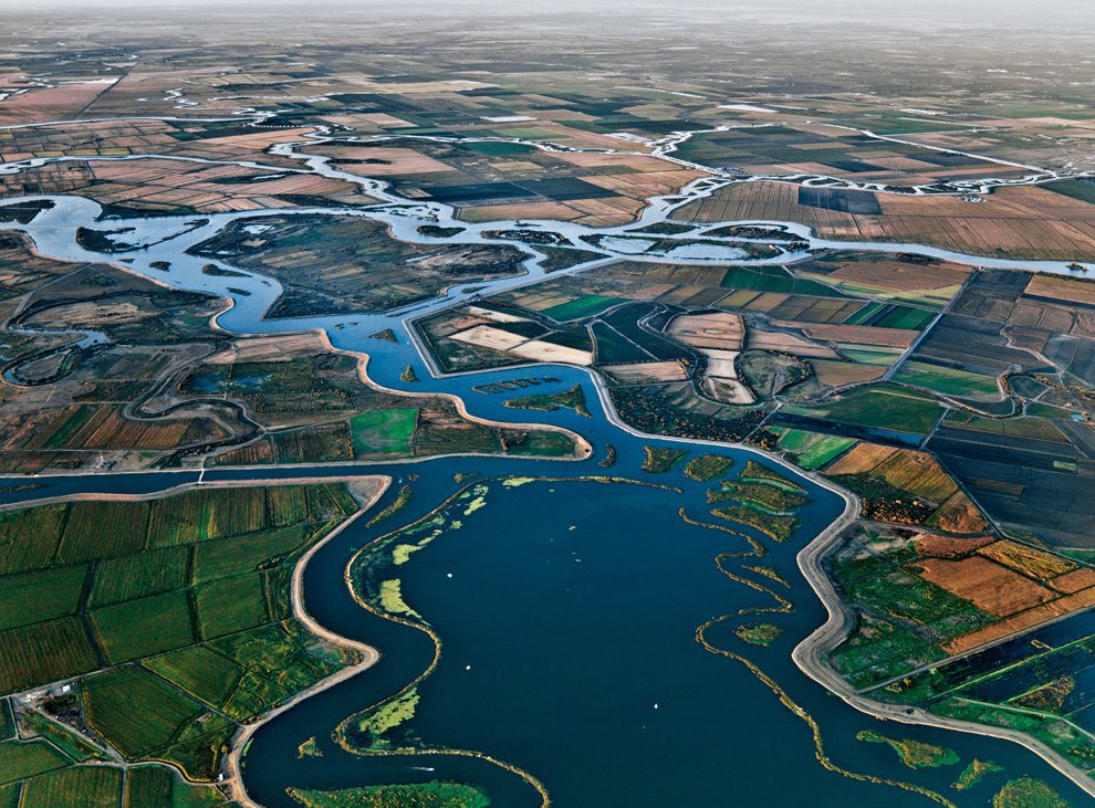 Aerial view of the Sacramento-San Joaquin Delta. Photo via DWR.